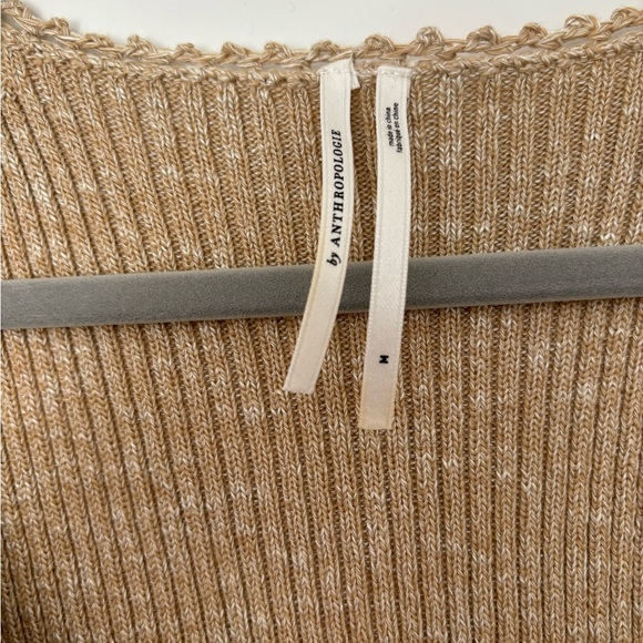 Anthropologie Gold and Cream Women's Sweater - Picture 5 of 8